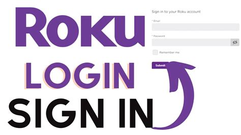 my roku account sign in.